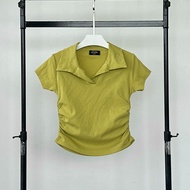 Atipashop - COSIA POLO TOP เสื้อโปโล คอปก ปักโลโก้ มีหลายสี