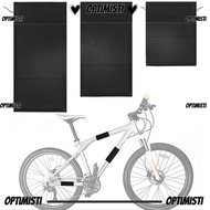 OPTIMISTI8E 3PCS/Set Bike Frame Protective Cover, Black Polyester Cycle Protective Pad, Dustproof Sc