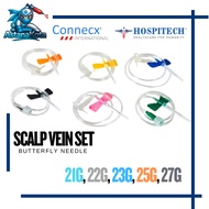 [100PCS] Scalp Vein Set Butterfly Needle For Rapid Venous Access, 19G, 21G, 23G, 27G