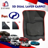 [Full set] 5D Carpet PERODUA ALZA ARUZ ATIVA AXIA BEZZA MYVI OLD LAGI BEST GEN3 KELISA KANCIL VIVA 2