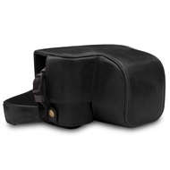 MegaGear MG1646 Ever Ready Genuine Leather Camera Case Compatible with Sony Alpha A6100, A6400 (16-5