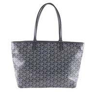 【日本直送】GOYARD 經典 Artois PM 托特包 PVC x 小牛皮 灰灰色 男女皆宜【二手】