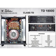POWER AMPLIFIER BLACKSPIDER TD18000 / TD 18000 CLASS TD ORIGINAL