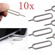10pcs Sim Card Tray Remover Eject Ejector Pin Key Tool
