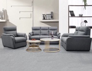 NUCCA 2105(A) 123 Sofa Set [Can Choose Casa Leather or Water Resistance Fabric][Delivery in West Malaysia Only]