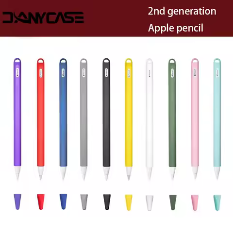 For Apple Pencil 2nd 1nd Gen Soft Silicone Holder Apple Pencil Case Pencil Skin iPad Touch Screen Pe