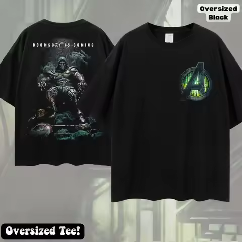 Avengers Doomsday Doctor Doom Doomsday T-Shirt 2026 Summer New Men Women Cotton Oversized T-shirt St