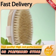 Wet and Dry Body Brush Exfoliator with Soft Bristles Body Scrub Brush Body Massage Cleaning  Brush S
