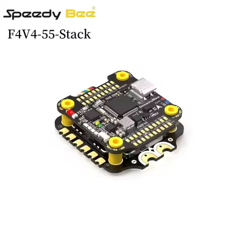 Original Speedybee F4V4-55-Stack 3-6S 30X30 F405 V4 FC Flight Controller BLHELIS 55A 4in1 ESC for FP