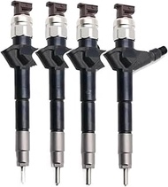 QHTZQQ 16600VM00D 16600-VM00D 4/PCS Diesel Common Rail Fuel Injector Compatible for Nissan NP300 CAB