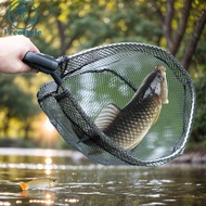 Fishing Net Fish Landing Net Stainless Steel Fish Net Short Handle Portable Fishing Net Fishing Land