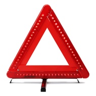 LED Safety Warning Car Triangle Plate Reflective Parking Safety Warning Triangle Stand for Vehicles