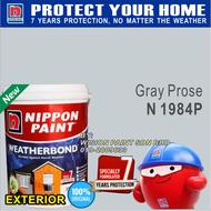 N1984P GREY PROSE ( 1L ) 7 YEARS WEATHERBOND NIPPON PAINT