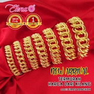 Elena Emas Bangkok Emas Sadur Gelang Tangan Dewasa/Budak Coco (ETB264)(ETB265)(ETB266)(ETB267)(ETB26