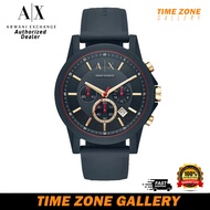 Armani Exchange Chronograph Blue Silicone Watch AX1335