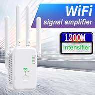 Dual Band 2.4Ghz5Ghz Repeater Signal Amplifier Wide Coverage WiFi Long Range Extender with 4 External Antennas for Home Ho