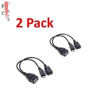 【nono】2pcs USB Port Terminal Adapter OTG Cable Usb Port Terminal Converter For Media Stick Streaming Device Phone