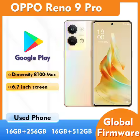 OPPO Reno9 Pro 5g SmartPhone 256GB ROM Screen 6.7-Inches 50MP Camera Android Used Phone
