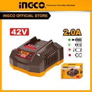 INGCO Đế sạc hệ pin 42V max dòng sạc 2.0Ah FCLI42021