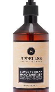 Appelles Lemon Verbena Hand Sanitiser 500ml
