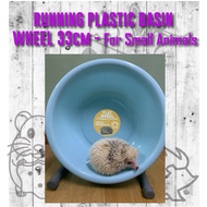 Running Plastic Basin Wheel 33cm For Small Animals小动物跑步塑料盆轮33厘米Roda Besen Plastik Berlari 33cm Untuk Haiwan Kecil