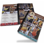 LAMINATED MENU BOARD A4 size available up to 3 pages back to back, PM YOUR MENU DESIGN