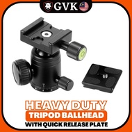 Proocam Heavy Duty Tripod Head Ballhead 3/8′′ and 1/4′′ Thread for Camera Tripod Camera Accessories 