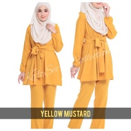blouse muslimah women blouse blouse plus size BAJU SUIT MUSLIMAH NEW DESING WITH RIBBON BLOUSE CASUA