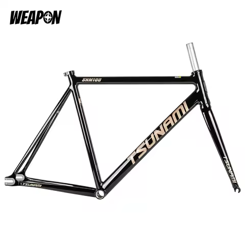 Tsunami SNM100 Fixed Gear | Fixie | Single Speed | Track Frameset (Glossy Black)