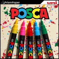 uni Mitsubishi Pencil Posca water-based paint Markers for all surfaces, PC-1M, PC-1MR, PC-3M, PC-5M,
