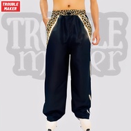 Y2K Reflective Buggy Pants Leopard Polyester Premium Unisex Men's and Women's Trousers