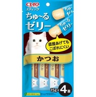 CIAO - 鰹魚 果凍片 貓零食肉泥【15gx4本】TSC-122