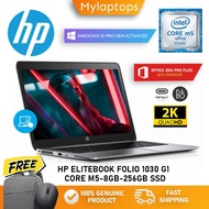 [RAYA SALE] HP ELITEBOOK 1030 G1 TOUCHSCREEN [CORE M5-6Y57 / 8GB RAM / 256GB SSD] ULTRABOOK / QHD+ I