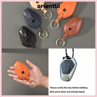 ORIENTLIIY Motorcycle Key Cover​, Retro Custom Fit​ ​Leather Key ​, Genuine Leather ​Magnetic Closur