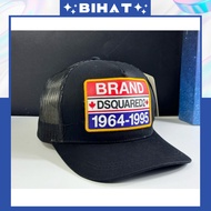 Dsquared2 Men's and Women's Fashion Button Mesh Cap, Dsquared2 1964 MU145 Mesh Hat