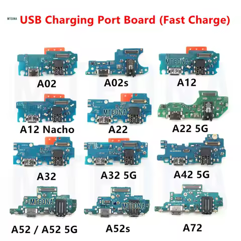 Charging Port USB Dock Flex Cable For Samsung A12 A22 A32 A42 A52 A52S A72 4G 5G A525F A725F A325F A
