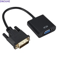 DNOUHE DVI-D DVI To VGA Adapter, DVI To VGA DVI Input DVI-D DVI To VGA Converter, Easy To Install VG