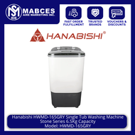 Hanabishi HWMD-165GRY 6.5 Kg Single Tub Washing Machine Stone Series