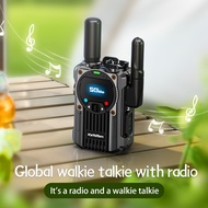 KaYoTom Two-way walkie talkie Portable bidirectional wireless walkie-talkie Radio intercom remote (N