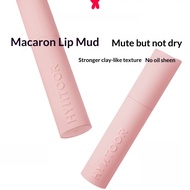 HYNTOOR Macaron Lip Mud, skin-tone pink lip primer, covers dark lips, nude matte lip glaze