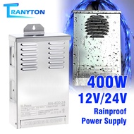 Outdoor LED Power Supply DC12V/24V Waterproof Driver for LED 120W 200W 400W Wall Mounted LED Transfo