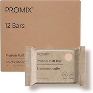 Promix Whey Protein Isolate Puff Bar, Snickerdoodle, 12 Count, 16.9oz | 15g Protein, 140 Calories Ea