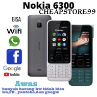 Nokia 6300 BISA WHATSAPP WIFI Facebook youtube 4G DUAL SIMCARD