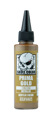 Skull Color 120.124 Prima Gold 60 ml [Metallic] 8853100904189 (สี)