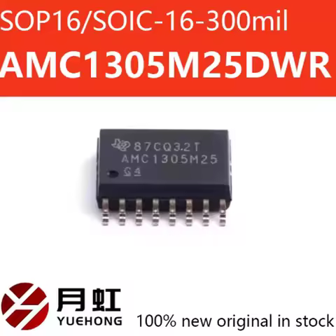 AMC1305M25DWR SOIC16 20MHz second-order isolated modulator ADC analog-to-digital conversion chip pre