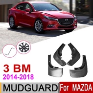 Car Mudflap For Mazda 3 BM Axela Hatchback 2018~2014 Fender Mud Guard Flap Splash Flaps Mudguards Accessories 2017 2016 2015