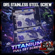 Y15ZR Y16ZR LC135 TITANIUM GR5 STAINLESS STEEL SCREW SET Y15 Y16 LC GR5 TITANIUM PURPLE FULL SET SKR