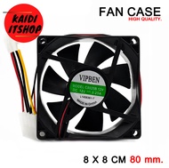 (8 เซนติเมตร) Fan Case พัดลมคอมพิวเตอร์ พัดลมเคส ระบายความร้อน พัดลมสวิตชิ่ง Switch Fan Case 8cm. 80
