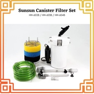 SUNSUN External FIlter for Aquarium Aquascape Clear water with Sponge full set