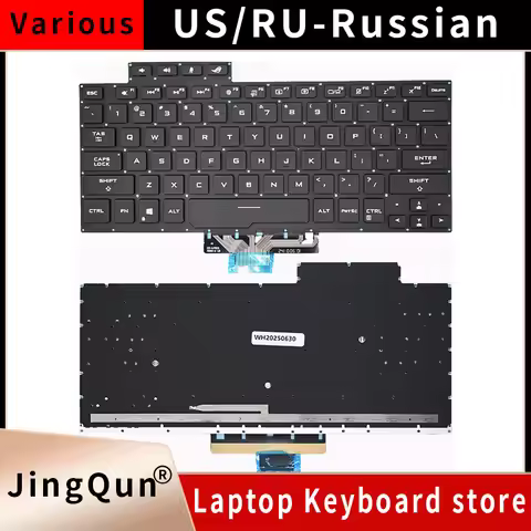 GA401 US Russian Backlit Keyboard For ASUS ROG Zephyrus G14 GA401I GA401IV GA401U 2021 GA401M GA401Q